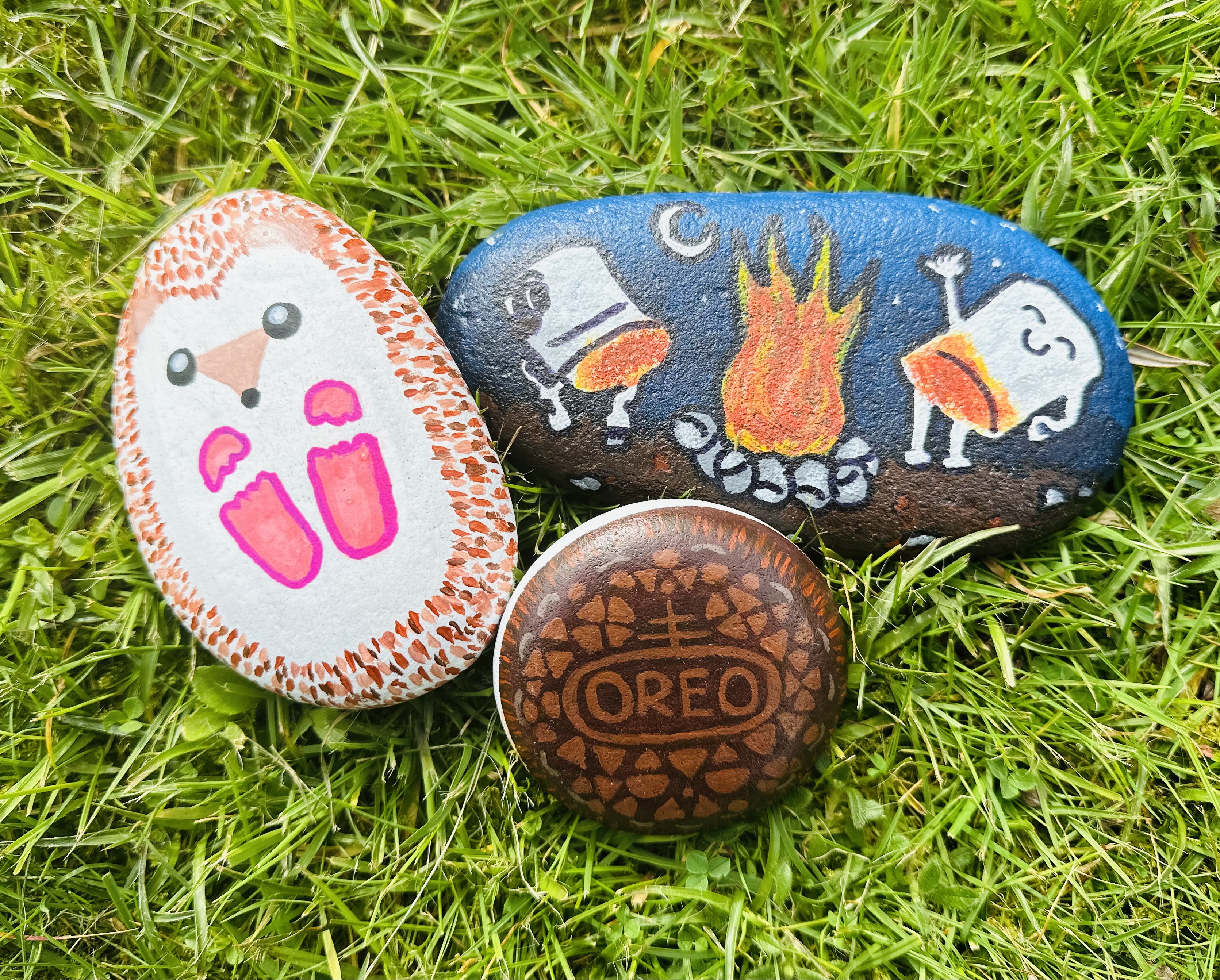 Painted stones